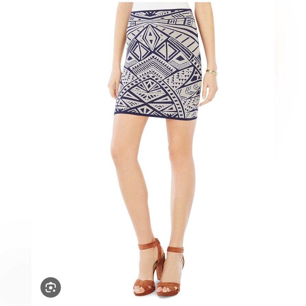 BCBGMAXAZRIA “pavel” skirt - blue